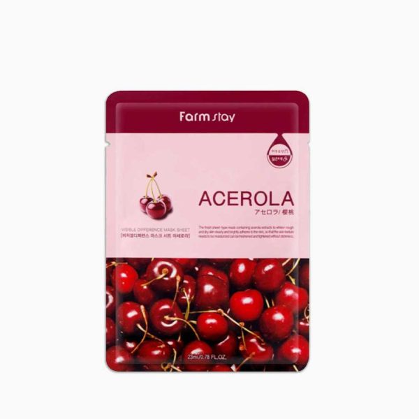 FarmStay Visible Difference Mask Sheet (Acerola ) - 23ml