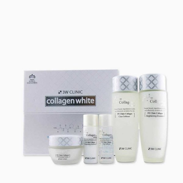 3w clinic collagen white skin care set - 5pcs