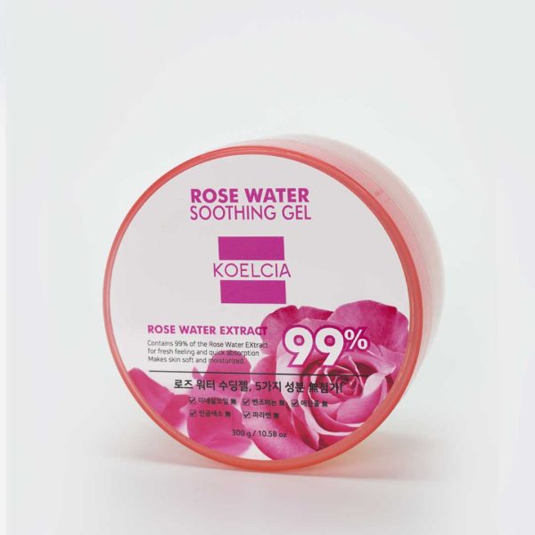 Koelcia rose water soothing gel - 300gm