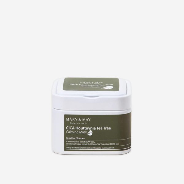 Mary & May CICA Houttuynia Tea Tree Calming Mask - (30ea)