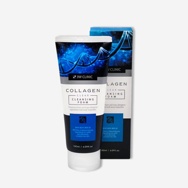 3w Clinic Collagen Clear Cleansing Foam - 180ml