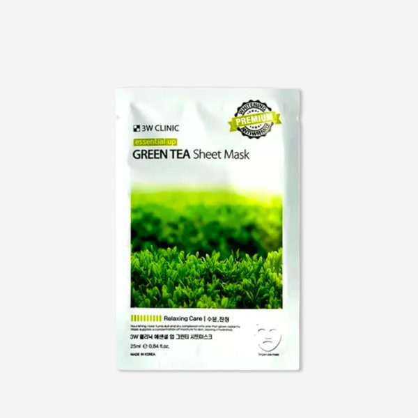 3w Clinic Green Tea Sheet Mask - 25ml