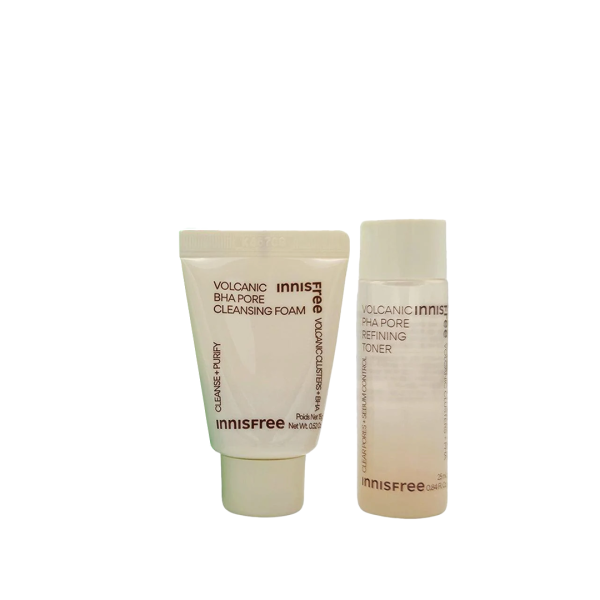 Innisfree Volcanic Pore Foam & Toner Kit -