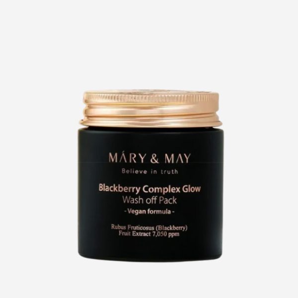Mary & May Blackberry Complex Glow Wash Off Pack - 125g