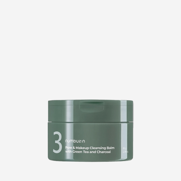 Numbuzin No.3 Pore & Makeup Cleansing Balm With Green Tea And Charcoal - 85g