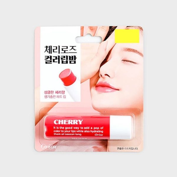 Oriox Colour Lip Balm Red (Cherry) - 4.8g