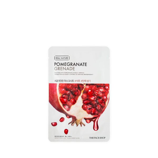 The face shop Real Nature Pomegranate Face Mask - 20g